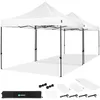 Image de VONROC Tente de réception - 6x3 m   Pliante - Protection UV 50+ - Imperméable   Ensemble Incl. 2 tentes de Fête et 1 Kit de Connexion -Design Modulaire -Cadre en acier -Blanc - Sac de Rangement Inclus