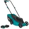 Image de VONROC Tondeuse à Gazon sans Fil VONROC 20V   Largeur de Coupe 32 cm   Moteur sans balais   Trois hauteurs de Coupe réglables : 30/50/70 mm   Bac de ramassage 30L. Batterie 4.0Ah, Chargeur Inclus