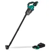 Image de VONROC Aspirateur Balai sans Fil 20V   Kit 2 Batteries 2.0Ah + Chargeur   2-en-1 Balai & Main   Tubes Extensibles 1,22m   Triple Filtration HEPA   Accessoires Nettoyage Inclus   VC511DC