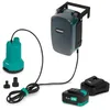 Image de Pompe submersible sans fil 20V-90W   4.500 l/h,0,8 bar, batterie&chargeur
