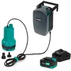 Image de Pompe submersible sans fil 20V-90W   3.800 l/h,0,6 bar,4Ah batt&chargeur