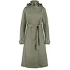 Image de AGU Trench Coat Long Imperméable Urban Outdoor Femme - Vert - S