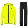 Image de AGU GO Essential Combinaison de Pluie pour Hommes et Femmes, Pantalon Pluie et Impermeable de Vélo Étanche au Vent et à l’eau, Unisexe, Tissu Respirant - Jaune - M