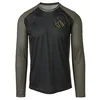 Image de Maglia MTB VENTURE Nero/Army Green - Maniche Lunghe