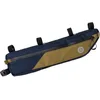 Image de AGU Sacoche Vélo Tube 4L Bikepacking, Sacoche de Cadre, Hydrofuge, Réfléchissante, Montage Simple, 100% Polyester Recyclé - Bleu Armagnac