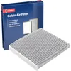Image de DENSO Filtre d'habitacle combiné (DCF385K) Filtre à air multicouche au charbon actif, bloque les particules nocives, les odeurs qui pénètrent dans la voiture, large compatibilité - Produit qualité OE
