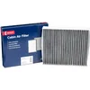 Image de Filtre d'habitacle combiné DENSO (DCF387K) Filtre à air multicouche au charbon actif, bloque les particules nocives, les odeurs qui pénètrent dans la voiture, large compatibilité - Produit qualité OE