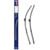 Image de DENSO Kit de balais d'essuie-glace plats (DF-084) Contient 2 pièces pour véhicule avec volant gauche. 600/550mm, silencieux, durable avec design aérodynamique - Essuie-glace OEM avec 2 ans de garantie
