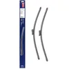 Image de DENSO Kit de balais d'essuie-glace plats (DF-209) Contient 2 pièces pour véhicule avec volant droite. 550/550mm, silencieux, durable avec design aérodynamique - Essuie-glace OEM avec 2 ans de garantie