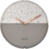 Image de NeXtime - Horloge Murale - Ø 32 cm - Béton/Terrazzo - Gris - 'Conrazzo'