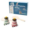 Image de BS Toys Relais du Phare - Jeu D'Équilibre Coloré pour Les Enfants - Habileté Et Travail D'Équipe - Collecte des Pièces Et Construction De La Tour - A Partir De 3 Ans