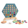 Image de BS Toys Jeu De Société 3 en Ligne - Jouet Stratégie Hexagonal en Bois avec Cartes Réversibles - pour Enfants De 5 Ans Et Plus - 2-4 Joueurs