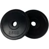 Image de Disque bumper caoutchouc 2.5kg noir, la paire