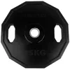 Image de Disque bumper Olympic caoutchouc 25kg noir, unité