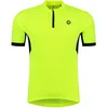 Image de Rogelli Maillot Cyclisme Homme, Manches Courtes, Vélo Jersey, Fluor/Noir, Core, M