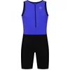 Image de Rogelli Florida Combinaison de Triathlon Sans Manches, pour Femmes et Hommes, Bleu/Noir, Taille L