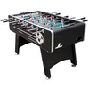 Image de Cougar Table de Babyfoot Arena Noir | Jeu de Football de Table intérieur Adulte & Enfant | avec 4 balles & comptoir de Points