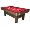 Image de Cougar Table de Billard Saphir 6ft Marron/Rouge pour l'intérieur | Accessoires Inclus | Table Jeu pour Tous Les âges