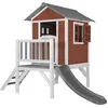 Image de AXI Maison Enfant Beach Lodge XL en Gris avec Toboggan en Gris | Maison de Jeux en Bois FFC pour Les Enfants | Maisonnette/Cabane de Jeu pour Le Jardin