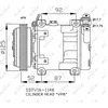 Image de NRF 32743 Compresseur de clim SD7V16 PAG 46 Compatible avec RENAULT Clio 2 3/5 portes BB, CB, BB0/1/2, CB0/1/2 Kangoo 1 KC, KC0/1 Kangoo 1 Express FC, FC0/1