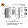 Image de NRF 32219G Compresseur de clim SD7V12 PAG 46 R134a Compatible avec PEUGEOT 206 3/5 portes 2A/C 306 3/5 portes 7A, 7C, N3, N5 106 II 3/5 portes 1A, 1C, CITROËN Saxo 3/5 portes S0, S1