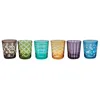 Image de Tumbler Cuttings Lot de 6 verres - Verre poli - Plusieurs motifs - Magnifiques verres polyvalents