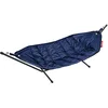 Image de Fatboy Headdemock Hamac Pliable avec Support Hamac - Pour l'Extérieur, Camping, Jardin et Terrasse - Fauteuil Suspendu de Voyage en Polyester - Chaise de Jardin Jusqu'à 150kg - 270x 138cm - Bleu Foncé