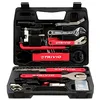 Image de Trivio 18pcs Coffret d'outils vélo Mallette - Malette Outils Complete - Boîte à outils de vélo - Caisse a outil complete - Kit de réparation pour vélo - Coffret velo - Kit entretien velo - Caisse à outils complete - Multitool velo