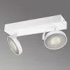 Image de Philips Spot LED Clockwork blanc à deux lampes