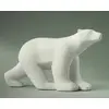 Image de L'ours blanc, de Pompon - H. 6 cm -figurine en résine pêinte à la main