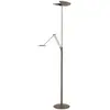 Image de HighLight Lampe sur pied LED New Sapporo, bronze, 183 cm, métal Variateur d'intensité