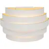 Image de HighLight Applique murale Scudo, blanc, largeur 20 cm, aluminium, G9