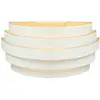 Image de HighLight Applique murale Scudo, blanc, largeur 25 cm, aluminium, G9