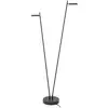 Image de HighLight Lampe sur pied LED rechargeable Round Move, à 2 lampes. noir 142 cm CCT dim