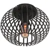 Image de Freelight Plafonnier Aglio, Ø 25 cm, noir, métal