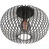 Image de Freelight Plafonnier Aglio, Ø 40 cm, noir, métal