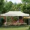 Image de vidaXL Tente pliable 3 x 6 m Blanc crème