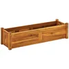 Image de vidaXL Lit Surélevé de Jardin 100x30x25 cm Jardinière Bac Fleur Bois d'Acacia