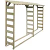 Image de vidaXL Double abri de Stockage du Bois 300 x 44 x 176 cm Pin imprégné