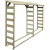 Image de vidaXL Double abri de stockage du bois 300 x 44 x 176 cm Pin imprégné