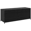 Image de vidaXL Boîte de Rangement d'Extérieur Résine Tressée Noir Coffre de Jardin