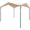 Image de vidaXL Chapiteau tente 4 x 4 m Beige Acier