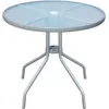 Image de vidaXL Table de bistro Gris 80x71 cm Acier