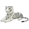 Image de vidaXL Tigre en peluche Blanc XXL