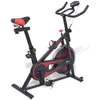 Image de Vélo d appartement avec capteurs de pouls Noir et rouge