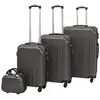 Image de vidaXL Ensemble de valises à roulettes quatre pièces Anthracite