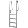 Image de vidaXL Échelle de Piscine/Quai à 4 Marches Aluminium Escalier pour Piscine