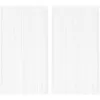 Image de vidaXL 2X Rideau en Fils 140x250 cm Blanc Salon Porte Fenêtre Filet Panneau