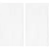 Image de vidaXL Rideau en fils 2 pcs 140 x 250 cm Blanc