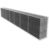 Image de vidaXL Mur en gabion avec couvercle Acier galvanisé 600x50x100 cm